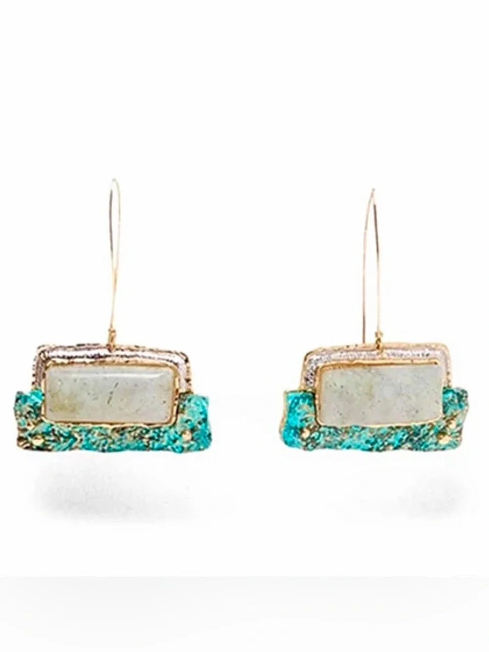 🍒3/$30 New Zara Wire & Stone Drop Earrings